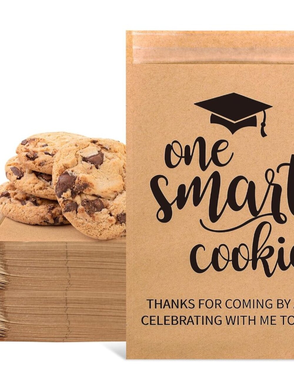 100 Pack 2026 Graduation Candy Cookie Gift Bags